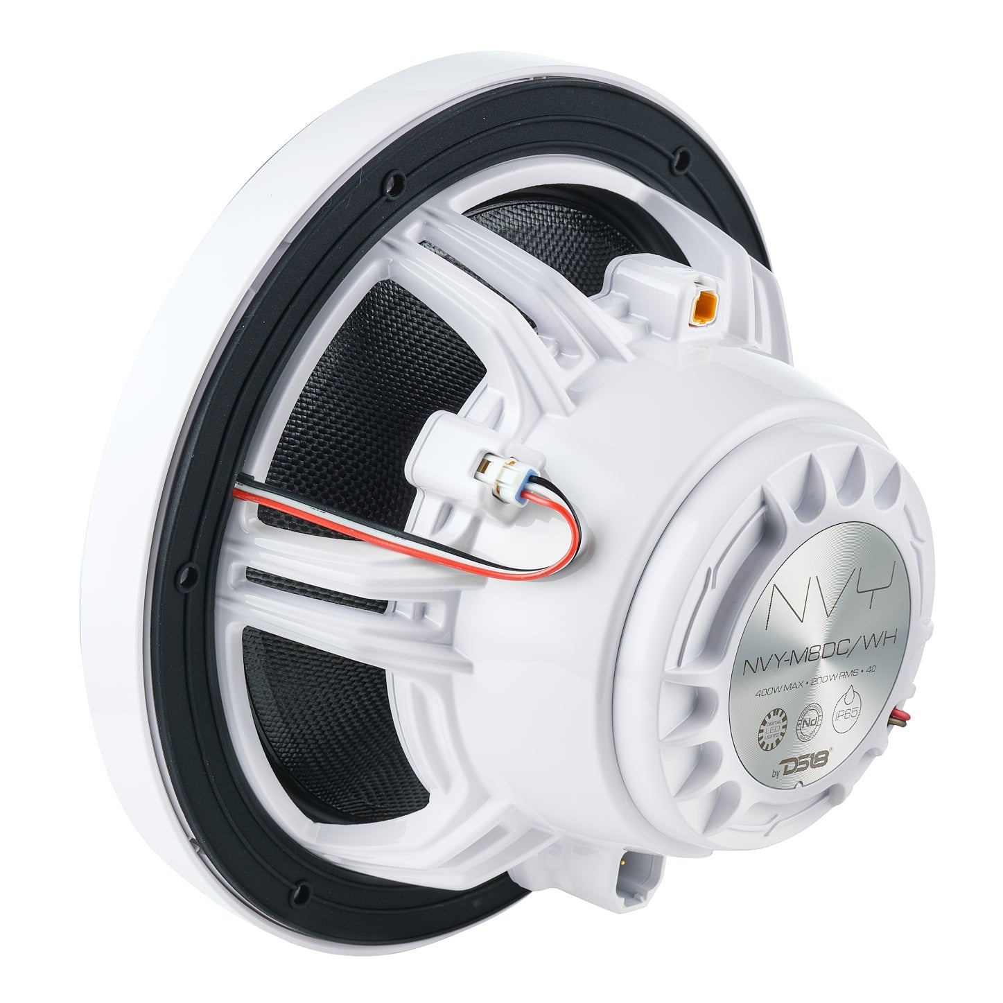 8" Marine Grade Hybrid Coaxial Speaker With Neodymium Magnet, Kevlar Cone, and Compression Driver | 200W RMS 4-Ohm - DS18