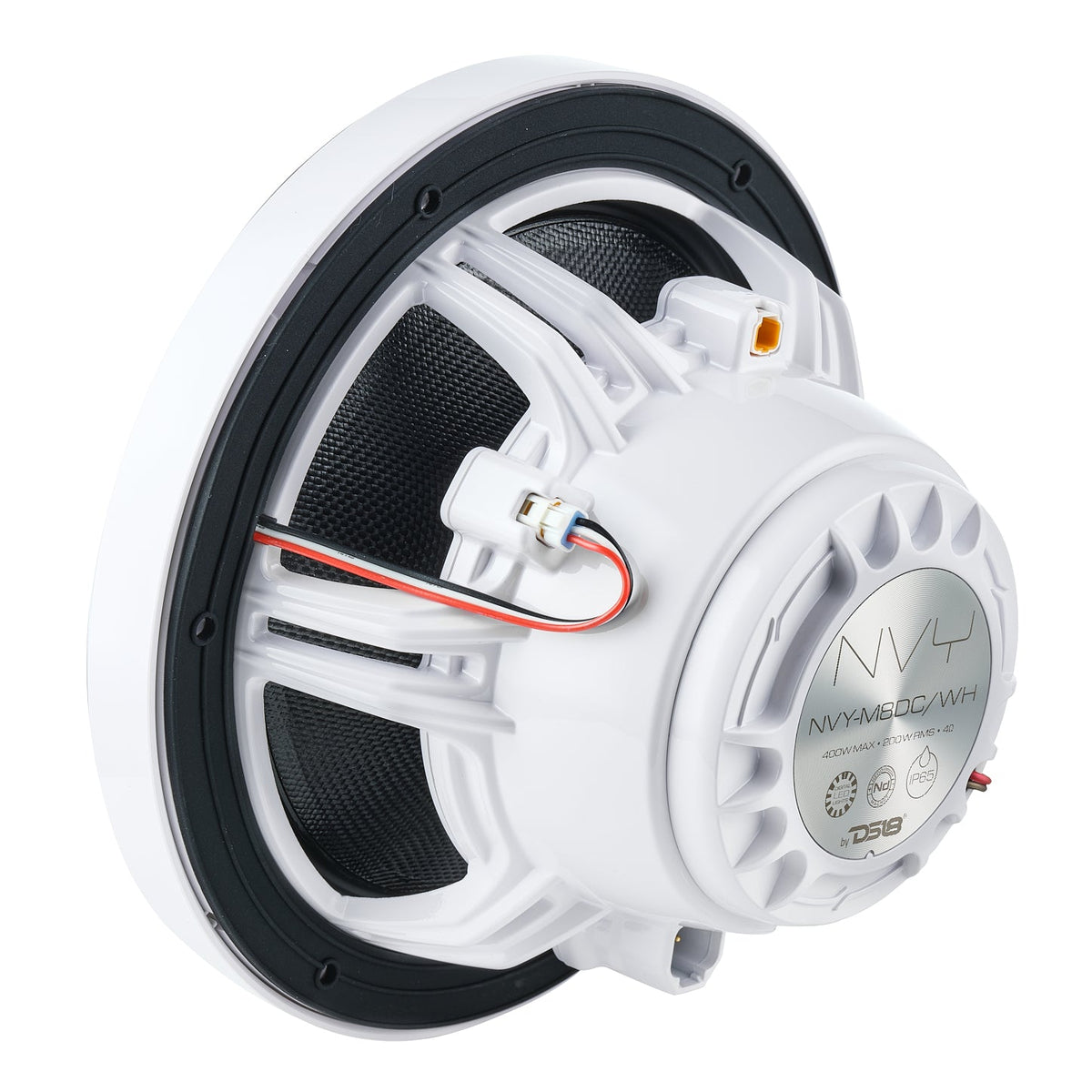 8" Marine Grade Hybrid Coaxial Speaker With Neodymium Magnet, Kevlar Cone, and Compression Driver | 200W RMS 4-Ohm - DS18