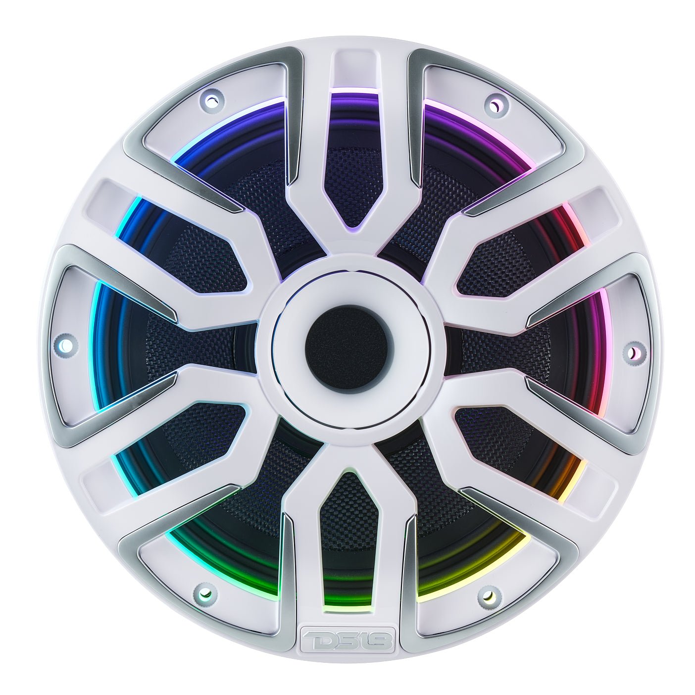 8" Marine Grade Hybrid Coaxial Speaker With Neodymium Magnet, Kevlar Cone, and Compression Driver | 200W RMS 4-Ohm - DS18