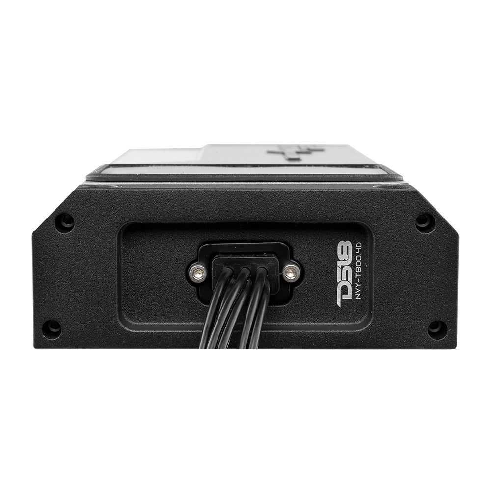 NVY 4-Channel Full-Range IP67 Marine and Powersports Amplifier 200 x 4 @ 4-Ohm Watts RMS - DS18