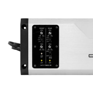 NVY 4-Channel Full-Range IP67 Marine and Powersports Amplifier 200 x 4 @ 4-Ohm Watts RMS - DS18