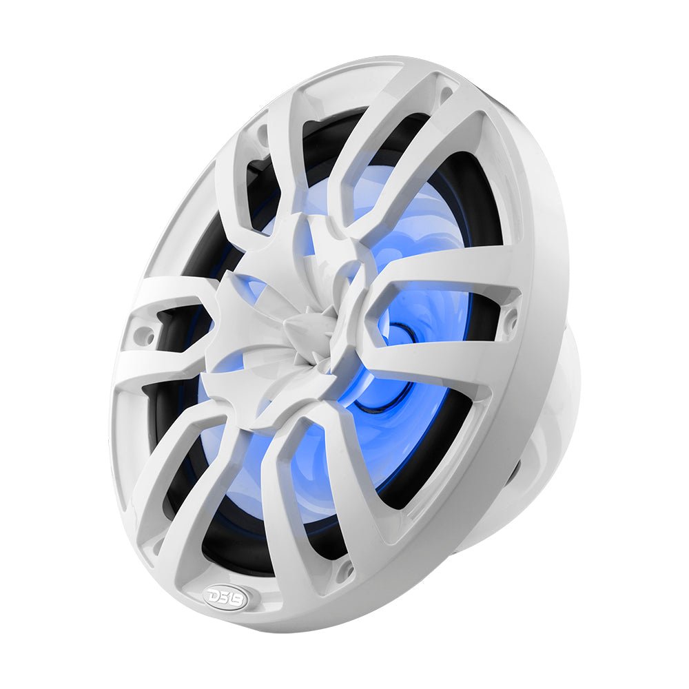 NXL 10" 2-Way Coaxial Marine Speaker with LED RGB Lights | 200W RMS 4-Ohm - DS18