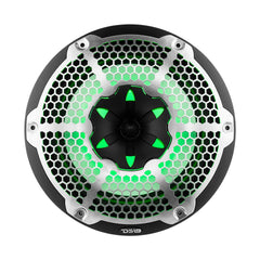 NXL 10" 2-Way Coaxial Marine Speaker With LED RGB Lights 200 Watts Rms 4-Ohm - DS18