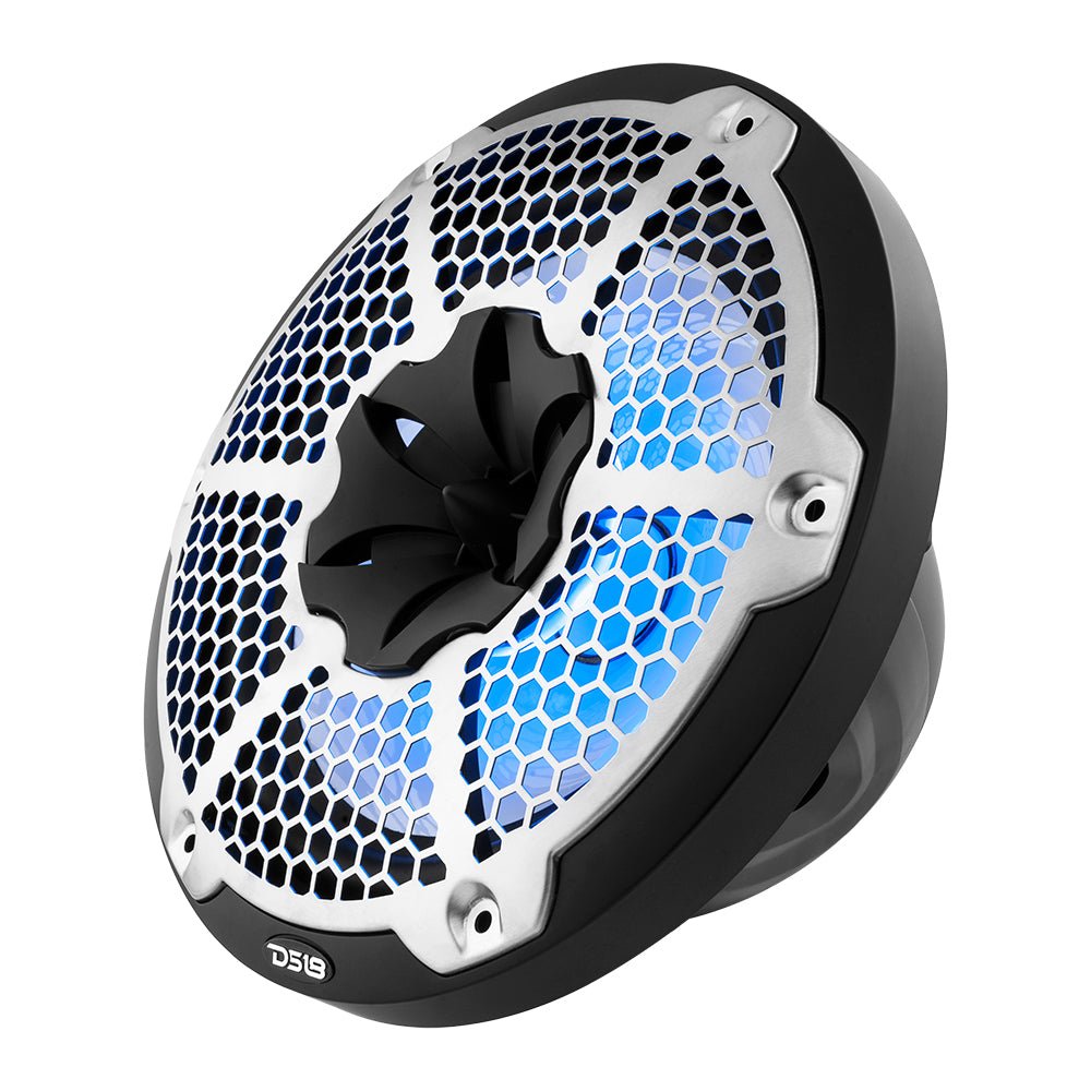 NXL 10" 2-Way Coaxial Marine Speaker With LED RGB Lights 200 Watts Rms 4-Ohm - DS18