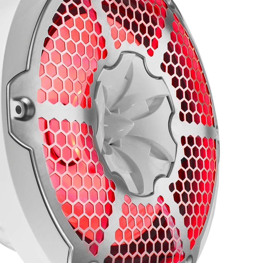 NXL 10" 2-Way Coaxial Marine Speaker with RGB LED Lights 200 Watts Rms 4-Ohm - DS18