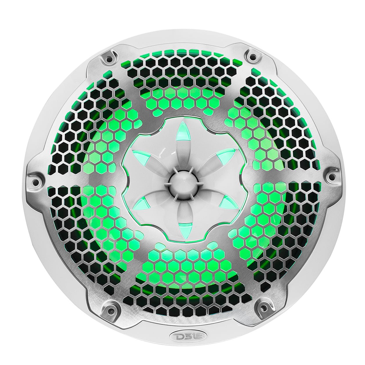 NXL 10" 2-Way Coaxial Marine Speaker with RGB LED Lights 200 Watts Rms 4-Ohm - DS18