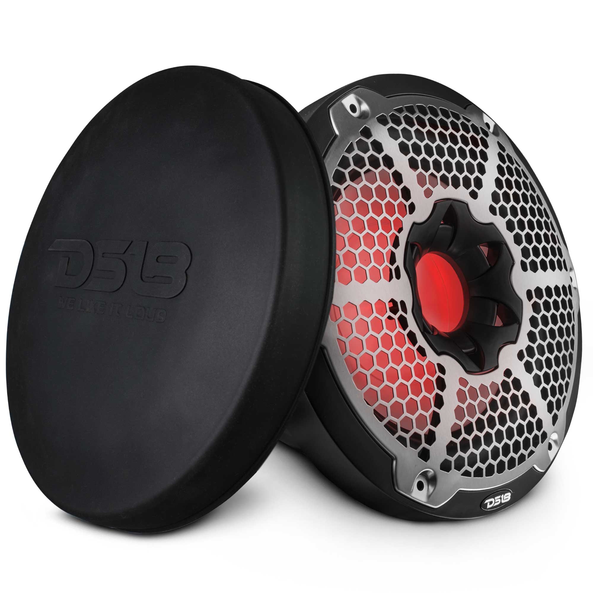NXL 10" Marine Subwoofer with LED RGB Lights 300 Watts Rms SVC 4-Ohm - DS18