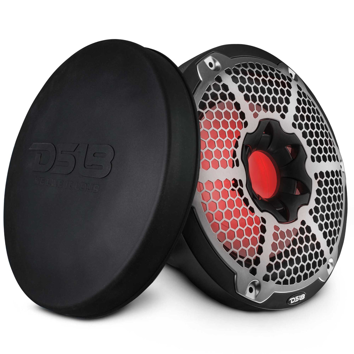 NXL 10" Marine Subwoofer with LED RGB Lights 300 Watts Rms SVC 4-Ohm - DS18