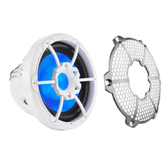 NXL 10" Marine Subwoofer with LED RGB Lights 300 Watts Rms SVC 4-Ohm - DS18