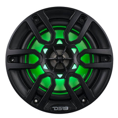 NXL 6.5" 2-Way Coaxial Marine Speaker with LED RGB Lights | 100W RMS 4-Ohm - DS18