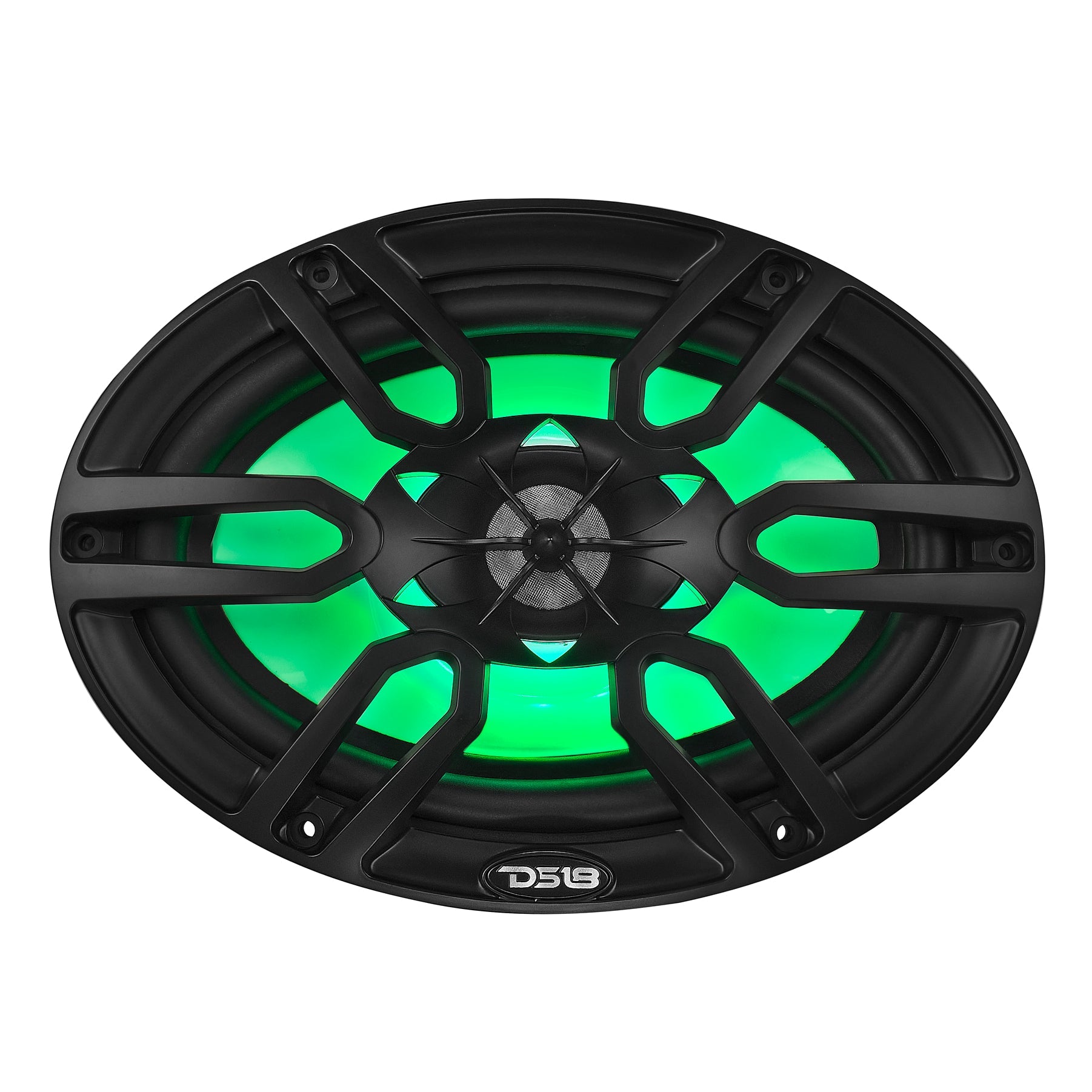 NXL 6x9" 2-Way Coaxial Marine Speaker with LED RGB Lights | 125W RMS 4-Ohm - DS18