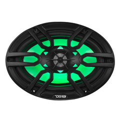 NXL 6x9" 2-Way Coaxial Marine Speaker with LED RGB Lights | 125W RMS 4-Ohm - DS18