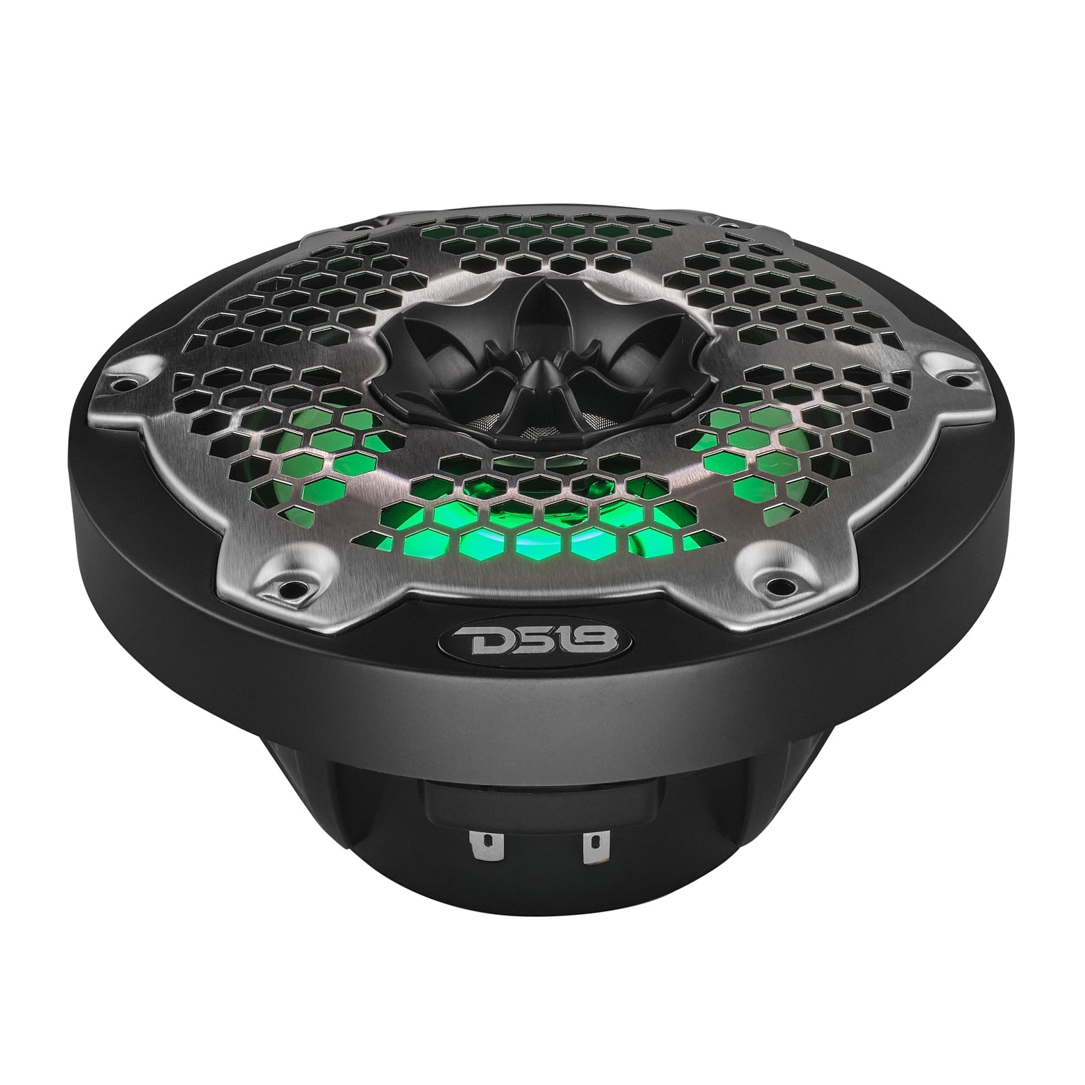NXL 6.5" 2-Way Coaxial Marine Speaker with RGB LED Lights 100 Watts Rms 4-Ohm - DS18