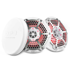NXL 6.5" 2-Way Coaxial Marine Speaker With LED RGB Lights 100 Watts Rms 4-Ohm - DS18