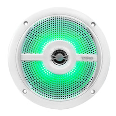 Marine and Powersports Headunit and 6.5" Marine Speaker Package (MRX1 and 2 X NXL-6SL/WH) - White - DS18
