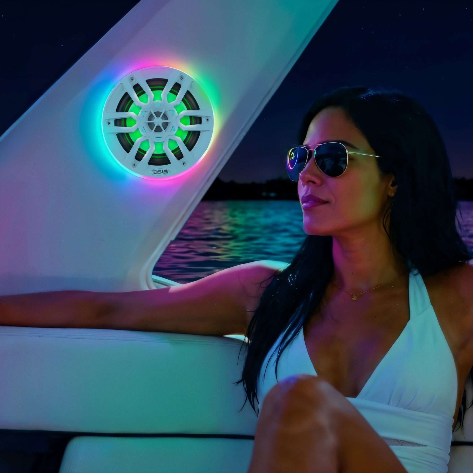 6.5" Digital LED Ring for Marine and Powersporst Speakers and Towers - DS18
