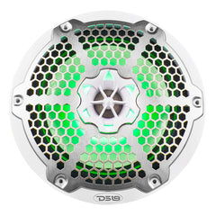 NXL 8" 2-Way Coaxial Marine Speaker With LED RGB Lights 125 Watts Rms 4-Ohm - DS18