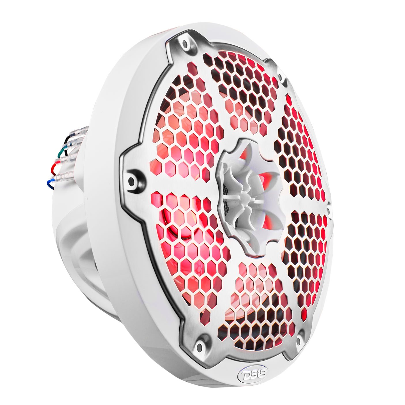 NXL 8" 2-Way Coaxial Marine Speaker With LED RGB Lights 125 Watts Rms 4-Ohm - DS18