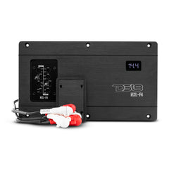 NXL 4-Channel Full-Range Class D IP67 Marine and Powersports Flush Mount Amplifier 4 x 100 Watts Rms @ 4-Ohm - DS18