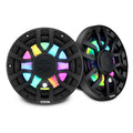 NXL 7.7” 2-Way Coaxial Marine Speaker with Bullet Tweeter, Digital LED Lights & White Deck LED | 175W RMS 4-Ohm - DS18