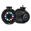6.5" NXL-iQ Marine Short Tower Coaxial Speakers with Digital LED Lights, 150W RMS, 300W Max, 4-Ohm - DS18