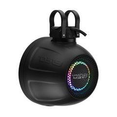 6.5" NXL-iQ Marine Short Tower Coaxial Speakers with Digital LED Lights, 150W RMS, 300W Max, 4-Ohm - DS18