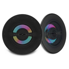 Luxury 6.5” 2-Way Marine Coaxial Speaker with Digital LED Lights and Flush Magnetic Mount Grille | 150W RMS 4-Ohm - DS18