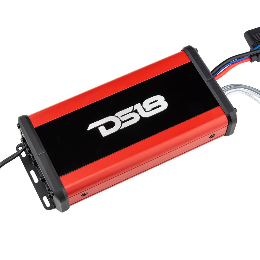 Extreme Sound System for ATVs - Loaded with 2 x 8" Coaxial Marine Speakers with RGB LED Lights - DS18