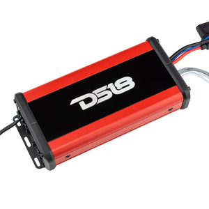 2014-Up Harley-Davidson Street Glide or Road Glide Rear Upgrade Package - 2x PRO Mid-Range w/ Driver | 1x Marine Amp - DS18