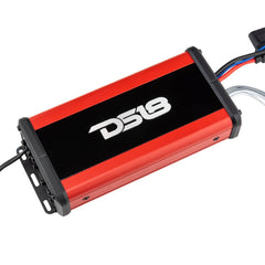 2014-Up Harley-Davidson Street Glide or Road Glide Rear Upgrade Package - 2x PRO Mid-Range w/ Driver | 1x Marine Amp - DS18