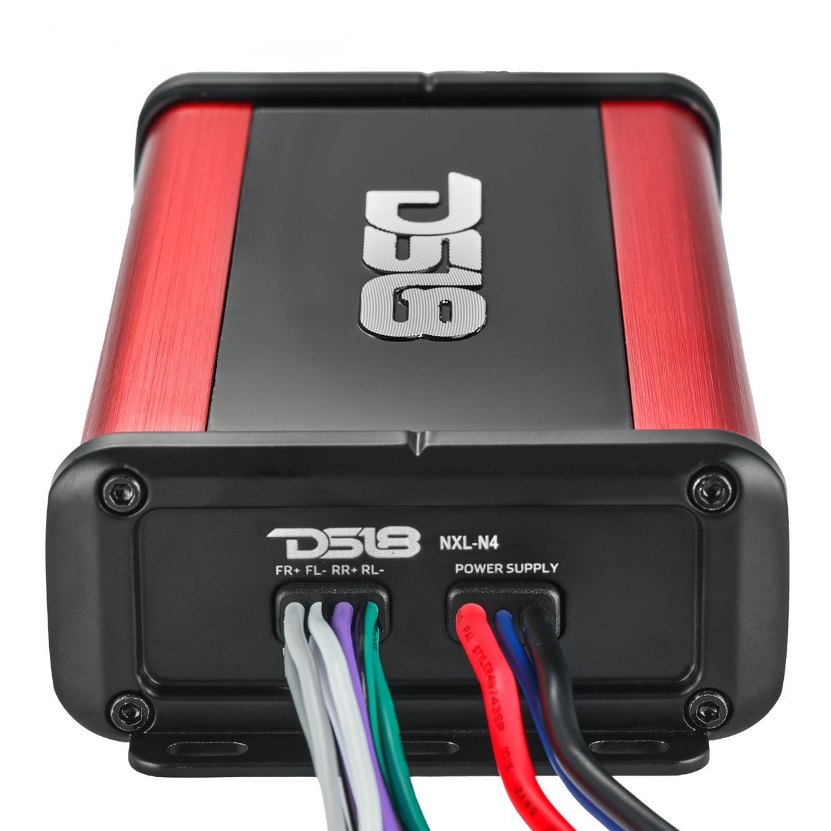 NXL 4-Channel Full-Range Class D Waterproof IP67 Marine and Powersports NANO Amplifier <br> 4 x 100 Watts Rms @ 4-Ohm - DS18