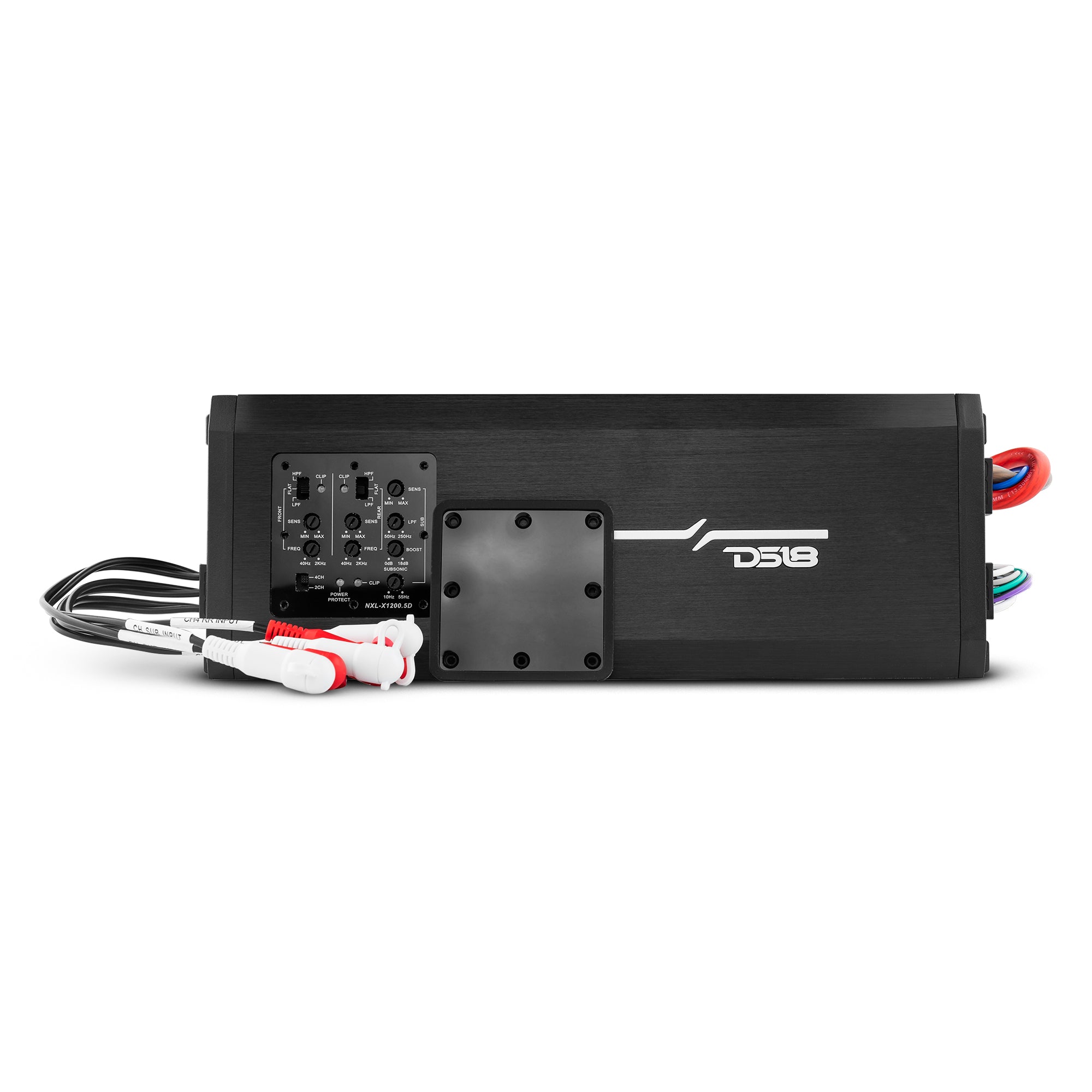 NXL 5-Channel Full-Range Class D IP67 Marine and Powersports Amplifier 4 x 150 @ 4-Ohm and 1 x 600 @ 2-Ohm Watts Rms - DS18