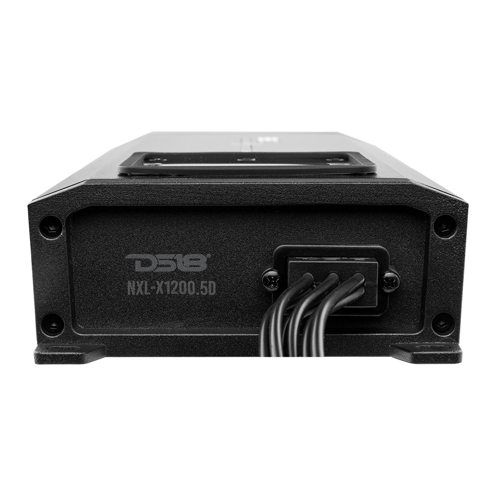 NXL 5-Channel Full-Range Class D IP67 Marine and Powersports Amplifier 4 x 150 @ 4-Ohm and 1 x 600 @ 2-Ohm Watts Rms - DS18