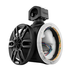 NXL 8" Marine and Powersports Empty Tower LED RGB Lights -Black - DS18