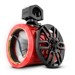 NXL 6.5" Marine and Powersports Empty Tower LED RGB Lights -Red - DS18