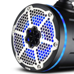 Bronco 6th Gen Mounting Tube Bundle with 8" Marine Tower Speakers with RGB LED Lights and Amplifier - DS18