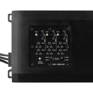 NXL 6-Channel Full-Range Class D IP67 Marine and Powersports Amplifier 6 x 150 Watts Rms @ 4-Ohm - DS18
