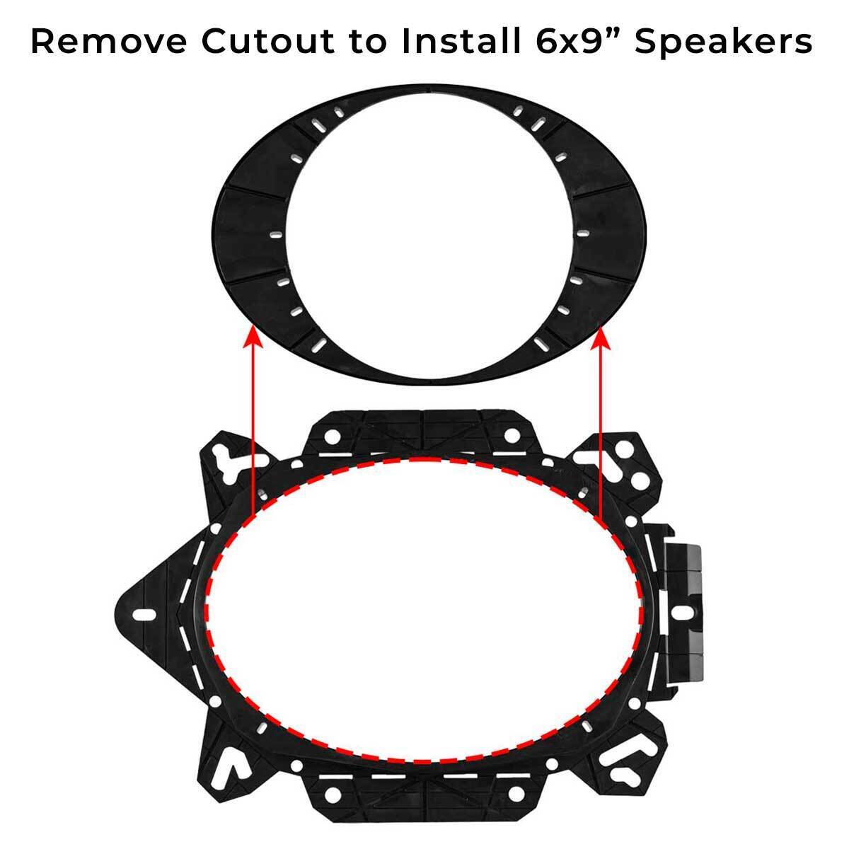 Universal OEM Speaker Adapter for 6x9” or 6.5" Speakers - DS18