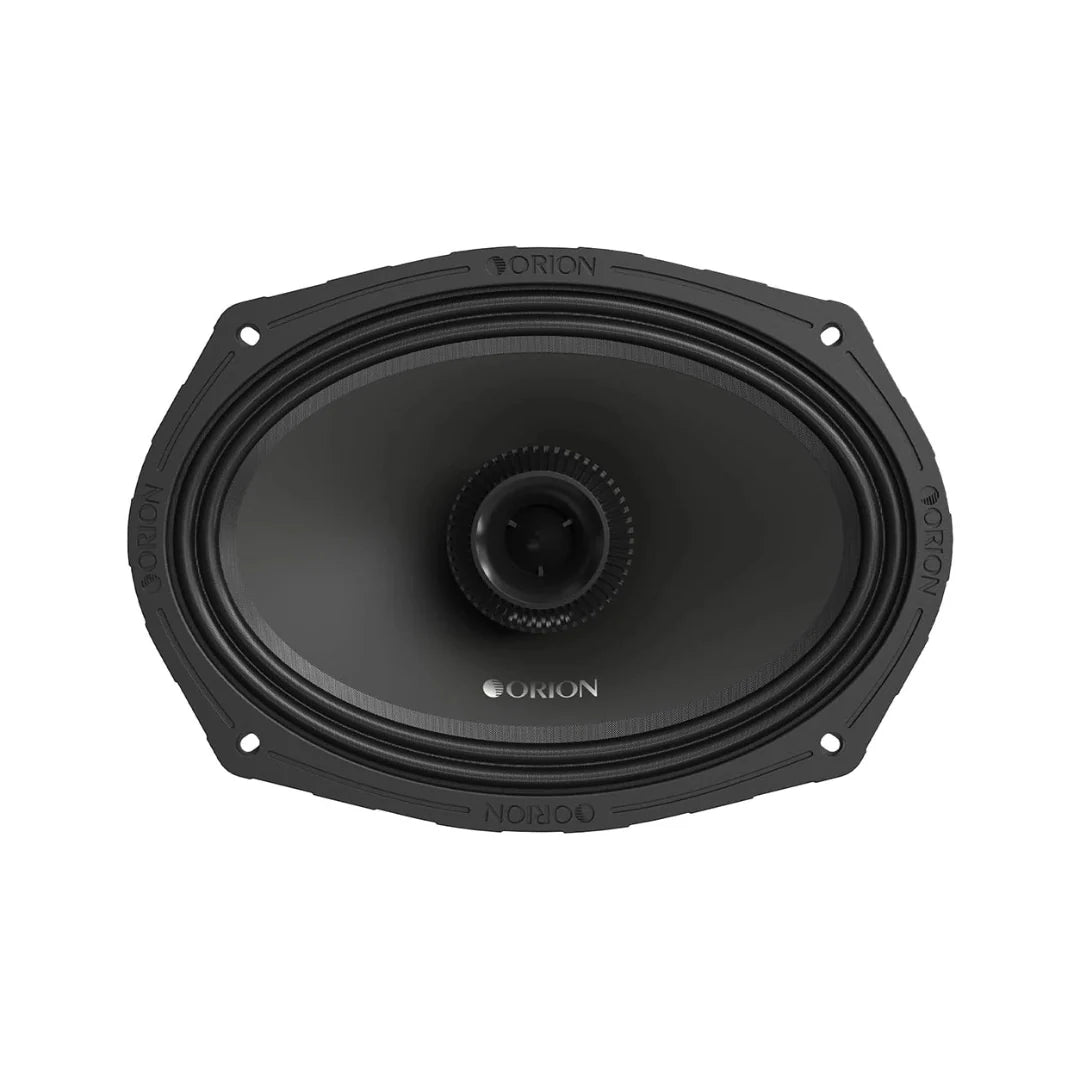 Orion XMT69.2 6x9" Water-Resistant Midrange Coaxial Speakers W/ Grills | 400W RMS 2 Ohm (Pair)