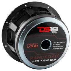 PANCADÃO Mid-Bass Loudspeaker 10" 1500 Watts Rms 8-Ohm - DS18