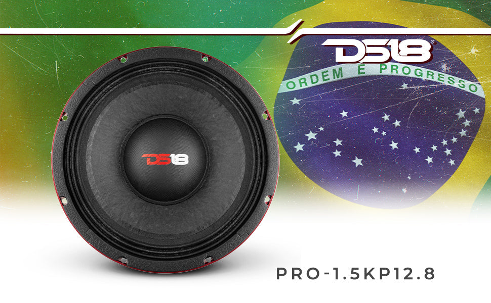 PANCADÃO Mid-Bass Loudspeaker 12" 1500 Watts Rms 8-Ohm - DS18