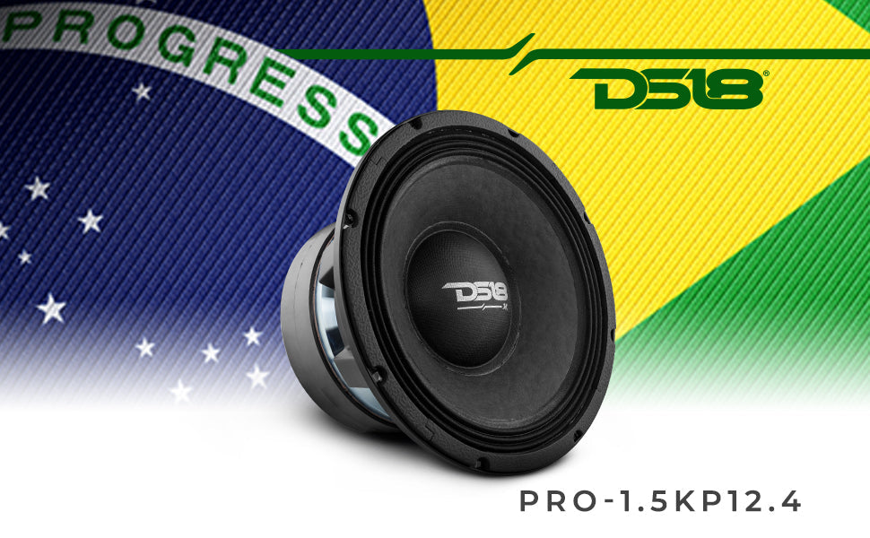 PANCADÃO Mid-Bass Loudspeaker 12" 1500 Watts Rms 4-Ohm - DS18