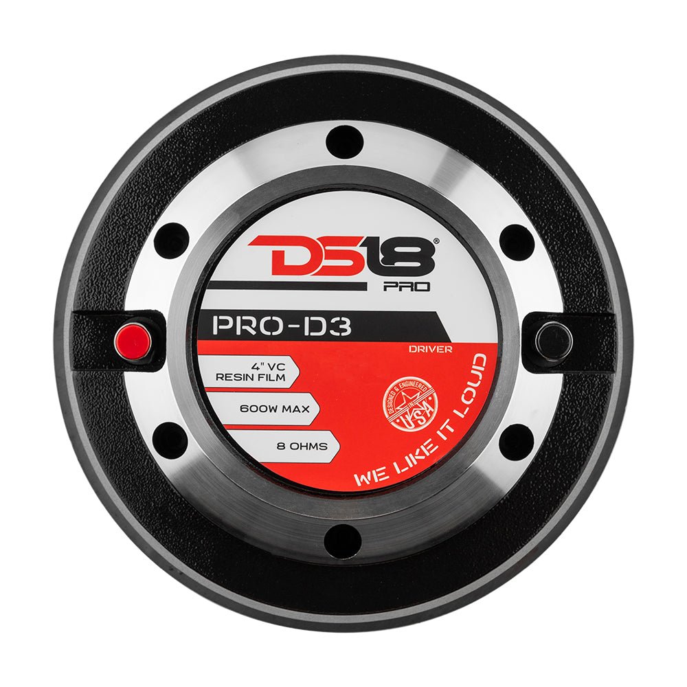 3" Throat Bolt on Driver 600 Watts 4" Phenolic Vc 8-Ohm - DS18