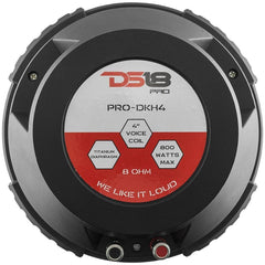 DS18 PRO-DKH4 PRO 3" Bolt On Throat Compression Driver with 4" Titanium VC and Horn 1000 Watts 8 Ohms - DS18