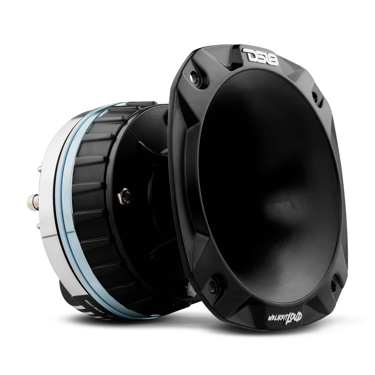 2" Bolt On Throat Neodymium Driver with Spacer, 2" Throat Phenolic VC 680 Watts and PRO-HA52/BK Horn 680 Watts 117dB 8 Ohm