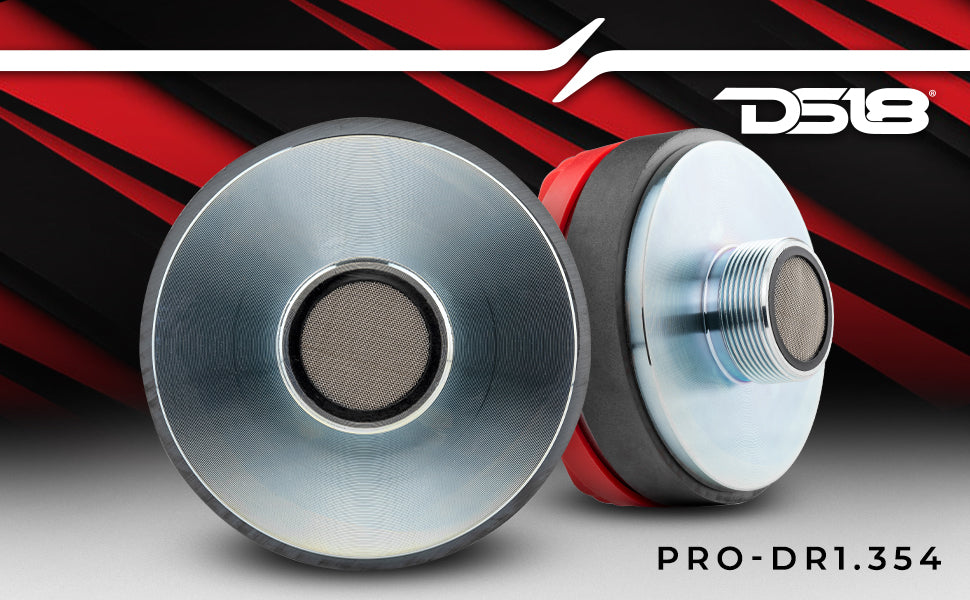 1" Throat Twist on Driver 160 Watts 1.35" Titanium Vc 4-Ohm - DS18