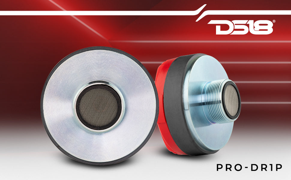 1" Throat Twist On Compression Driver with 1" Phenolic VC 240 Watts 8 ohm - DS18