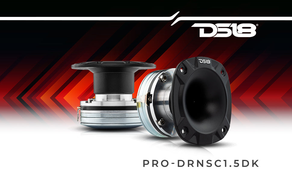 1" Neodymium Driver And Horn Kit 160 Watts 1.5" Polyimide 8-Ohm Vc - DS18