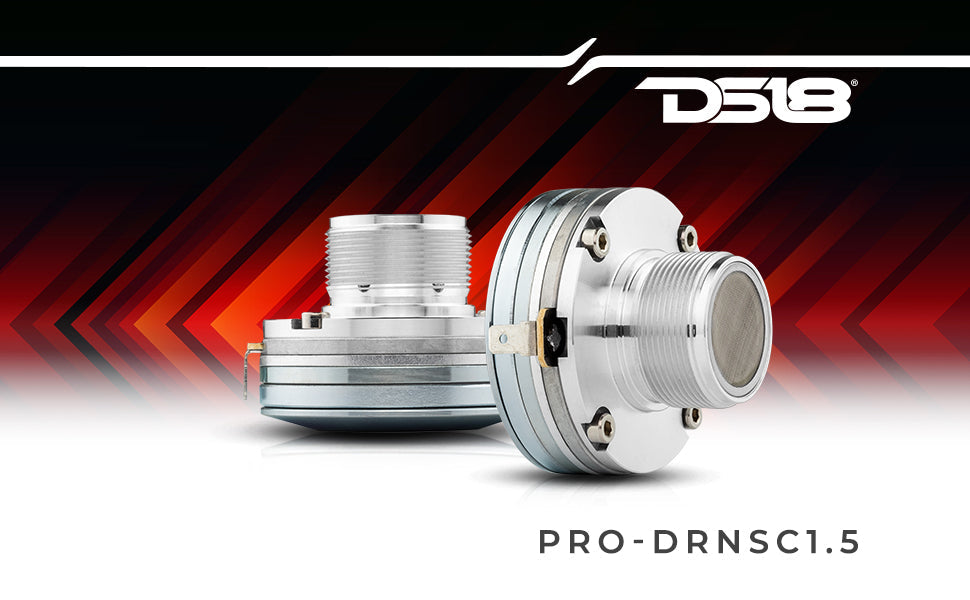 1" Throat Twist On Neodymium Driver 160 Watts 1.5" Composite Polyimide Vc 8-Ohm - DS18