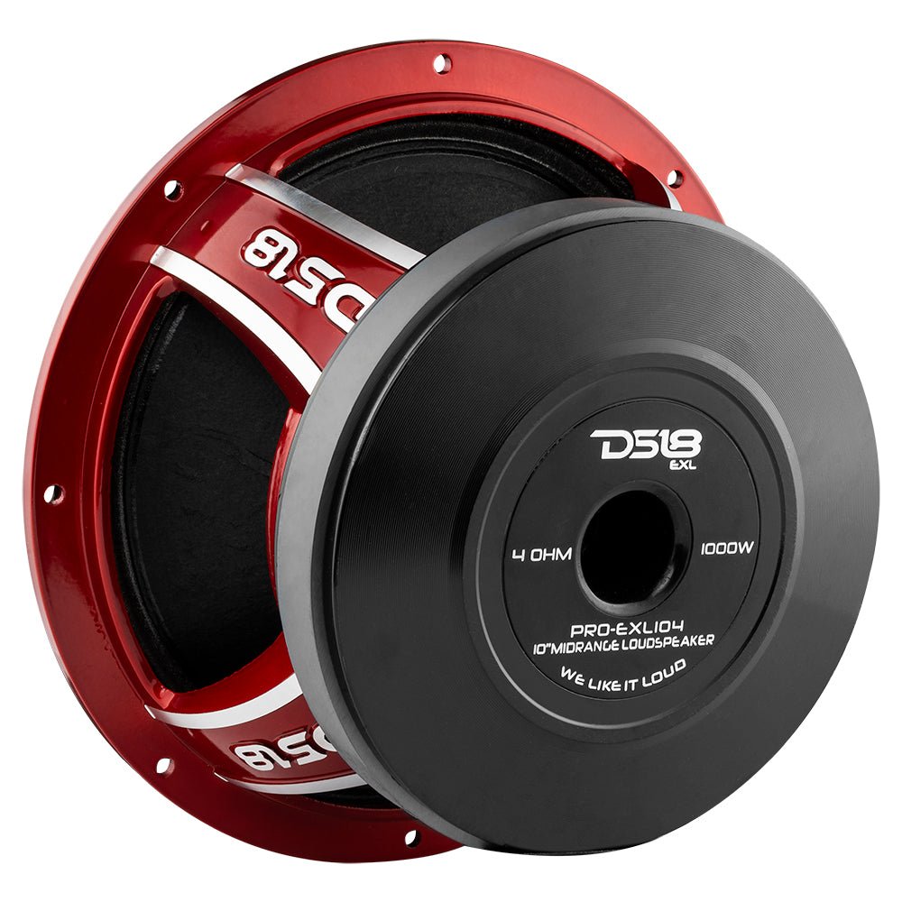 DS18 PRO-EXL104 10" Mid-Range Loudspeaker 1200 Watts 4-Ohm - DS18